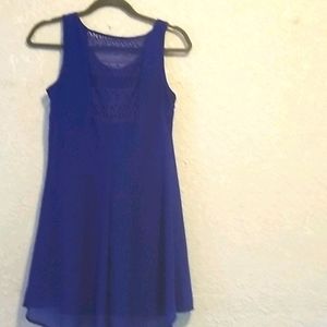 Sequin hearts royal blue dress